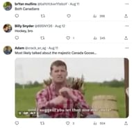 A Twitter reaction